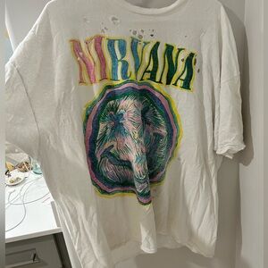 Nirvana band tee urban outfitters